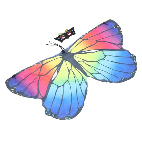 MAJORMENCH 1Satz Schmetterlingsflügel Cape für Dekoratives Kostüm für Bequemes Flügelschal für Jungen Partys Aufführungen Leicht Anzuziehen MAJORMENCH 1Satz Schmetterlingsflügel Cape für Dekoratives Kostüm für Bequemes Flügelschal für Jungen Partys Aufführungen Leicht Anzuziehen von MAJORMENCH