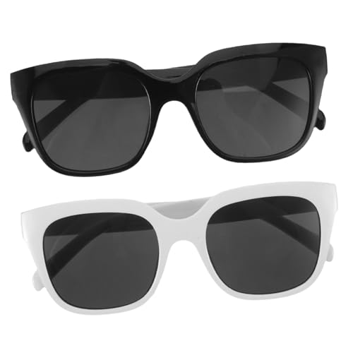 MAJORMENCH 2 Stück Braut und Bräutigam Sonnenbrillen Hochzeit Accessoires für Junggesellenabschied Brautparty Fotorequisiten Elegant Leicht für Damen Herren von MAJORMENCH
