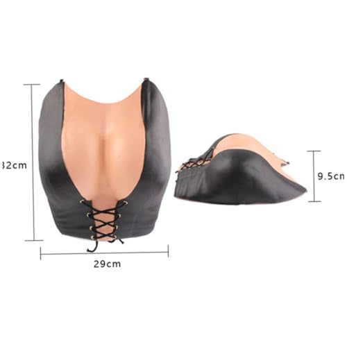 MAJORMENCH 2 Stück Simulation Female Brustweste Eva Material Komfortabel Lustiges Kostüm Zubehör für Crossdressing Cosplay Party Bühnenauftritt Hen Stag MAJORMENCH 2 Stück Simulation Female Brustweste Eva Material Komfortabel Lustiges Kostüm Zubehör für Crossdressing Cosplay Party Bühnenauftritt Hen Stag von MAJORMENCH