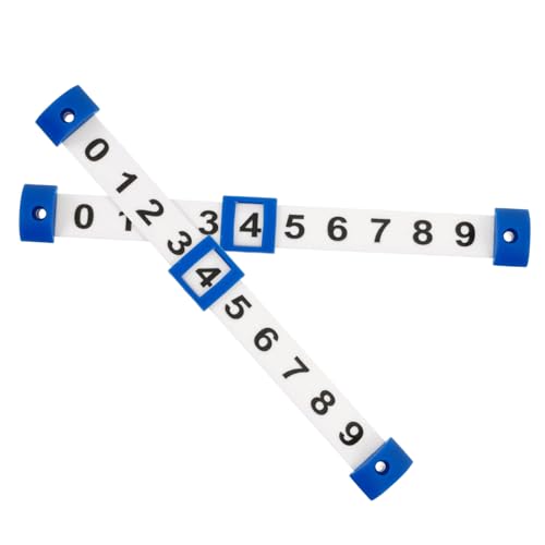MAJORMENCH 2 Stück Tischfußballzähler Portable Score Counter für Tischkicker Fußball Spiel Zubehör Einfache Nutzung Klare Punktanzeige Langlebig Kompatibel mit Tischen von MAJORMENCH