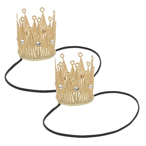 MAJORMENCH 2Stücke Prinzessinnen Cosplay für Kindergeburtstag Goldene für Partys Leicht für Kleine von MAJORMENCH
