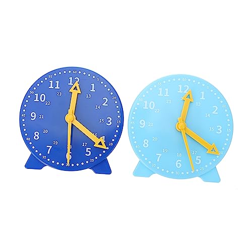 MAJORMENCH 2Stücke Uhrmodell für Teiliges Bildungsuhrspielzeug Farbenfrohe Unterrichts Uhr für Grundschule Fördert Zeitverständnis und Räumliches Zufällige Farben MAJORMENCH 2Stücke Uhrmodell für Teiliges Bildungsuhrspielzeug Farbenfrohe Unterrichts Uhr für Grundschule Fördert Zeitverständnis und Räumliches Zufällige Farben von MAJORMENCH