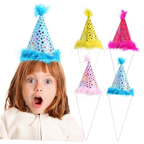 MAJORMENCH 4 Stück Teiliges Party Hüte mit Sternen Bunte Hüte für Geburtstagsfeiern Fotorequisiten für Erwachsene Durchmesser Höhe MAJORMENCH 4 Stück Teiliges Party Hüte mit Sternen Bunte Hüte für Geburtstagsfeiern Fotorequisiten für Erwachsene Durchmesser Höhe von MAJORMENCH