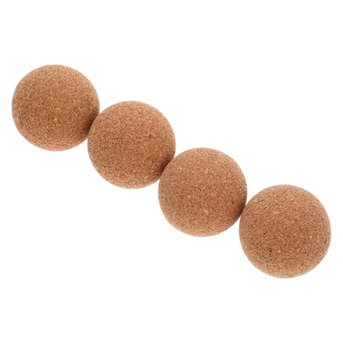 MAJORMENCH 4 Stück Teiliges Tischfußball Holz korkbälle Leichte Ersatzbälle für Indoor Kickertisch Kompakt und Griffig für Komfortables Spielspaß von MAJORMENCH