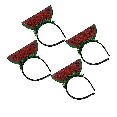 MAJORMENCH 4 Stück Teiliges Wassermelonen Stirnband Leichtes Party Haarschmuck mit Tropischem Design Kopfbedeckung für Cosplay Fotorequisiten und Sommer Feiern Grün MAJORMENCH 4 Stück Teiliges Wassermelonen Stirnband Leichtes Party Haarschmuck mit Tropischem Design Kopfbedeckung für Cosplay Fotorequisiten und Sommer Feiern Grün von MAJORMENCH