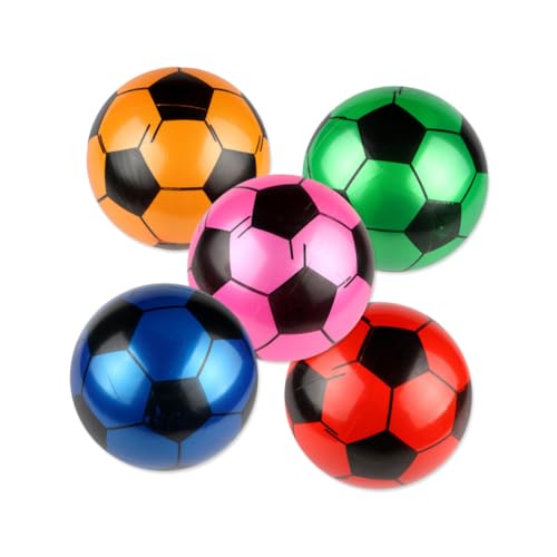 MAJORMENCH 5 Stück Aufblasbare Hüpfbälle für Interaktive aus Robustem PVC für Outdoor Sport und Spielspaß Bunte Farbauswahl Leicht Aufpumpbar Ballspielzeuge Zufällige Farbe Zufällige Farbe von MAJORMENCH