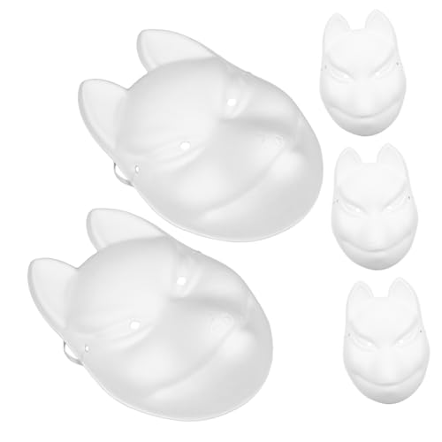 MAJORMENCH 5 Stück Teiliges DIY Fuchs Papiermasken zum Bemalen Unbemalte Tiermasken aus Papier für Karneval Halloween und Kindergeburtstag Leichte und Sichere Bastelmaterialien MAJORMENCH 5 Stück Teiliges DIY Fuchs Papiermasken zum Bemalen Unbemalte Tiermasken aus Papier für Karneval Halloween und Kindergeburtstag Leichte und Sichere Bastelmaterialien von MAJORMENCH