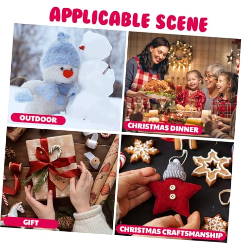 MAJORMENCH 50 Stück Mini Schwarze Zylinderhüte aus Strapazierfähigem Kunststoff Niedliche DIY Weihnachtsdekoration für Schneemann Puppen Partybedarf Kleine Mini Hüte von MAJORMENCH