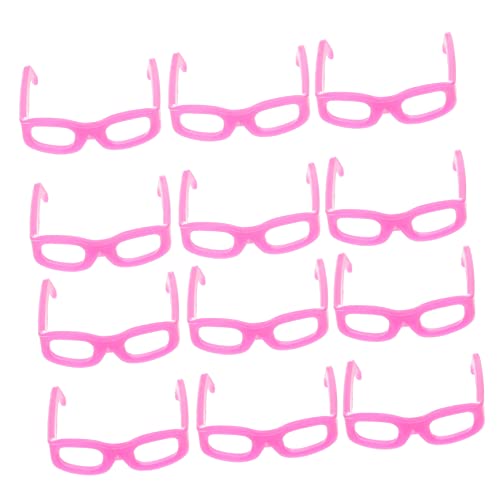 MAJORMENCH 50 Stück Teiliges Mini Puppenbrillen Mini Sonnenbrillen für Puppenhaus Dress Up Zubehör Mädchen Dekorationsspielzeug von MAJORMENCH