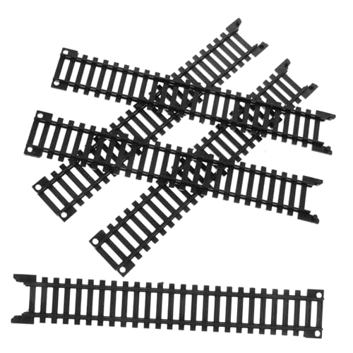 MAJORMENCH 5stücke Zusammengebaute Eisenbahnschienen Pädagogisches Gleisspielzeug Plastikeisenbahnset Erweiterungspaket Für Junge Mädchen Spielzeugeisenbahnschienen Kunststoffgleise Für von MAJORMENCH