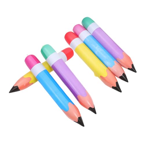 MAJORMENCH 6 Stück Teiliges Aufblasbares PVC Bleistift Ballon Bunte Riesen Bleistift Dekoration für Schulanfang Abschlussfeier Geburtstag Schnell Aufblasbar Langlebig für Klassenzimmer und MAJORMENCH 6 Stück Teiliges Aufblasbares PVC Bleistift Ballon Bunte Riesen Bleistift Dekoration für Schulanfang Abschlussfeier Geburtstag Schnell Aufblasbar Langlebig für Klassenzimmer und von MAJORMENCH