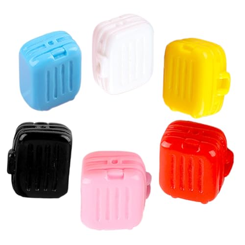 MAJORMENCH 6 Stück Teiliges Mini Koffer für Puppenhäuser Realistische Miniatur Reisekoffer Deko für Puppenstuben und Mikrolandschaften Vielseitig Einsetzbar für Kreative Spielwelten MAJORMENCH 6 Stück Teiliges Mini Koffer für Puppenhäuser Realistische Miniatur Reisekoffer Deko für Puppenstuben und Mikrolandschaften Vielseitig Einsetzbar für Kreative Spielwelten von MAJORMENCH