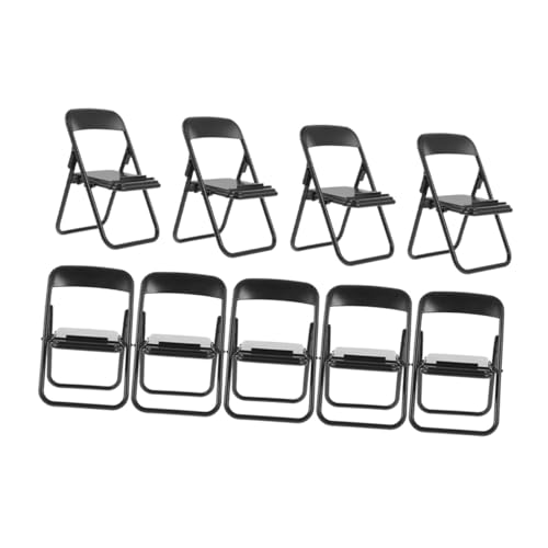 MAJORMENCH 9 Stück Teiliges Miniatur Klappstuhl Kreativer Puppenhaus Stuhl und Stabiler Handyhalter Faltbare Mini Stühle in Schwarz für DIY Dekoration und Praktische Nutzung MAJORMENCH 9 Stück Teiliges Miniatur Klappstuhl Kreativer Puppenhaus Stuhl und Stabiler Handyhalter Faltbare Mini Stühle in Schwarz für DIY Dekoration und Praktische Nutzung von MAJORMENCH