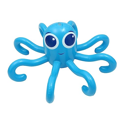 MAJORMENCH Aufblasbarer Octopus Wassersprinkler mit Wassersprühfunktion Kinderfreundlich Outdoor Spaß für Garten und Rasen Fördert Koordination und Familienzeit im Sommer von MAJORMENCH