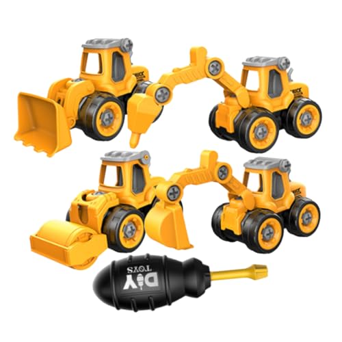 MAJORMENCH Baufahrzeug Set Teiliges DIY Schrauben Montage Bagger mit Schraubenzieher Sicherer Kunststoff Handliche für Kleine Hände Pädagogisches Modell zum Motorischen Training und MAJORMENCH Baufahrzeug Set Teiliges DIY Schrauben Montage Bagger mit Schraubenzieher Sicherer Kunststoff Handliche für Kleine Hände Pädagogisches Modell zum Motorischen Training und von MAJORMENCH