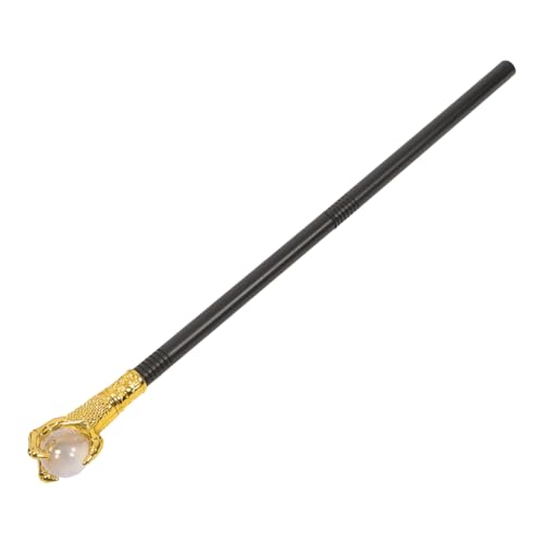 MAJORMENCH Cosplay Zauberstab Königliche Krönungsrequisite Goldfarbener Gehstock mit Adlerklaue Halloween Party Requisit für Erwachsene und Bühnenperformance Accessoire von MAJORMENCH