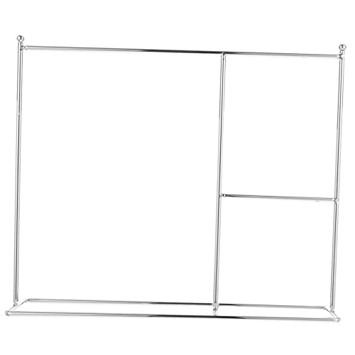 MAJORMENCH Eisenpuppenkleiderregal Elegantes Puppenbekleidungsdisplay für Miniaturkleiderorganisatoren und Puppenzubehör zur Stilvollen Präsentation von MAJORMENCH