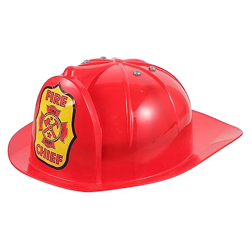 MAJORMENCH Feuerwehrmann Hut für Cosplay Accessoire für Jungen und Robuster Kunststoffhelm für Rollenspiele Partys Halloween und Feuerwehrthemen MAJORMENCH Feuerwehrmann Hut für Cosplay Accessoire für Jungen und Robuster Kunststoffhelm für Rollenspiele Partys Halloween und Feuerwehrthemen von MAJORMENCH
