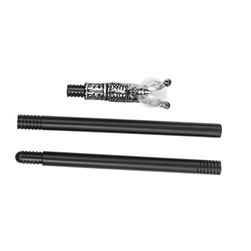 MAJORMENCH Halloween Cosplay Scepter mit DREI Segmenten Langlebiger Kunststoff Antikes Design für Kostüm Bühne und Party Schraubsystem zur Einfachen Lagerung MAJORMENCH Halloween Cosplay Scepter mit DREI Segmenten Langlebiger Kunststoff Antikes Design für Kostüm Bühne und Party Schraubsystem zur Einfachen Lagerung von MAJORMENCH