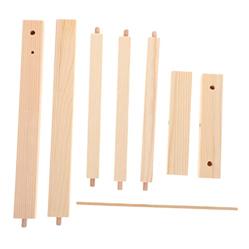 MAJORMENCH Holz Puppen Kleiderbügel mit Einfachem Design Langlebig und Praktisch zur Aufbewahrung und Organisation von Puppenkleidern für Puppenzimmer MAJORMENCH Holz Puppen Kleiderbügel mit Einfachem Design Langlebig und Praktisch zur Aufbewahrung und Organisation von Puppenkleidern für Puppenzimmer von MAJORMENCH