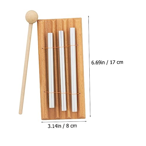 MAJORMENCH Holzspielzeug Schlaginstrument Percussion Instrument mit Klarem Robustes Metall Fördert Musikalische Früherziehung und Hörvermögen Orff Musikspielzeug MAJORMENCH Holzspielzeug Schlaginstrument Percussion Instrument mit Klarem Robustes Metall Fördert Musikalische Früherziehung und Hörvermögen Orff Musikspielzeug von MAJORMENCH