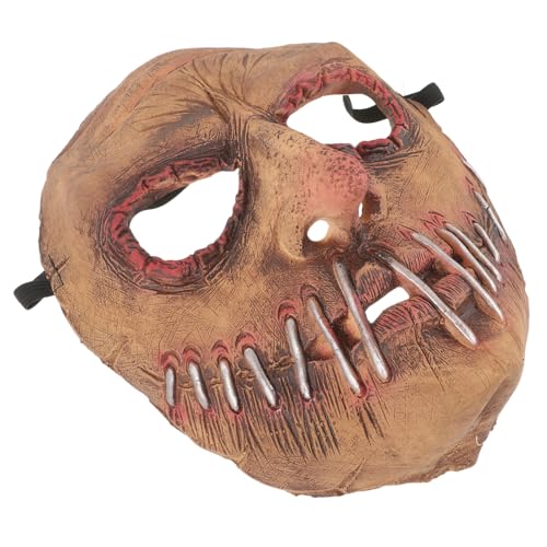 MAJORMENCH Horrormaske Halloween Masken Für Erwachsene Lady Cosplay Geister Requisitenkopf Party Reaper Gesichtsbemalung Gruselige Kostüme Gesichtsmaske Kostüme Für Halloween von MAJORMENCH