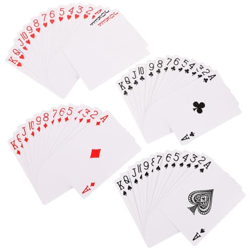 MAJORMENCH Leere Spielkarten aus Hitzebeständigem Transferpapier Einseitig Bedruckbar Blanko Kartenset für DIY Spiele Partyunterhaltung und Kreatives Kartendesign Praktische für Reisen und von MAJORMENCH