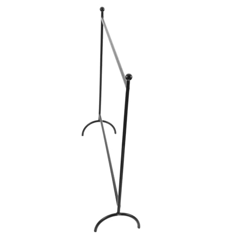 MAJORMENCH Miniatur Puppenkleiderbügel Metallständer für Doll Apparel Hanger Stabiler Schwarzer Metall Kleiderhalter für Puppenhaus Zubehör Eleganter Aufbewahrungsständer für Kleine von MAJORMENCH