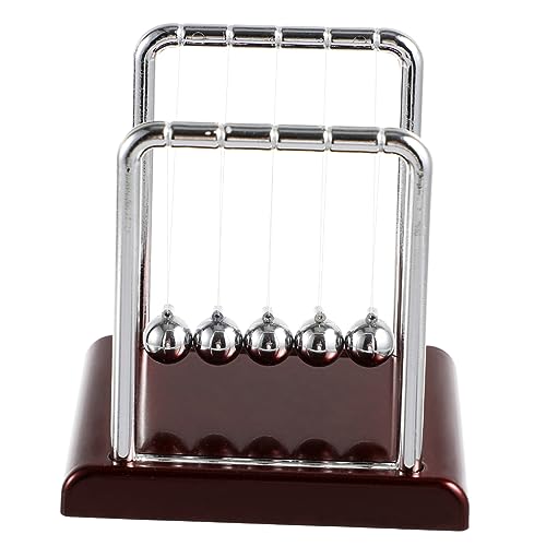 MAJORMENCH Newton Pendelkugel Sockel Schreibtischspielzeug zur Demonstration von Energie und Impulserhaltung Dekoratives Ornament für Home Office und MAJORMENCH Newton Pendelkugel Sockel Schreibtischspielzeug zur Demonstration von Energie und Impulserhaltung Dekoratives Ornament für Home Office und von MAJORMENCH