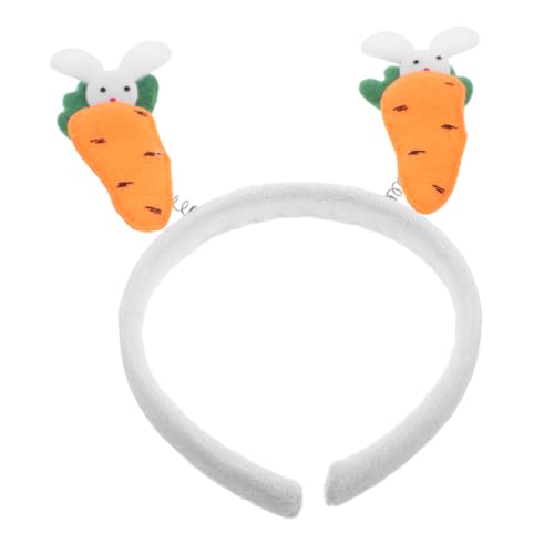 MAJORMENCH Osterhasen Haarreif mit Karottenmotiv Weiches Kaninchen Ohr Stirnband für Erwachsene Süßes Festtagszubehör für Ostern und Kostümpartys MAJORMENCH Osterhasen Haarreif mit Karottenmotiv Weiches Kaninchen Ohr Stirnband für Erwachsene Süßes Festtagszubehör für Ostern und Kostümpartys von MAJORMENCH