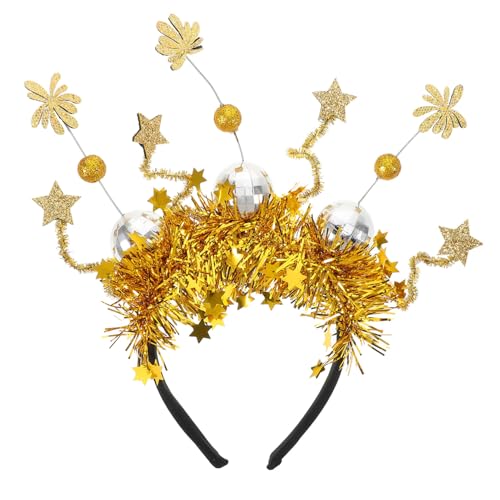 MAJORMENCH Party Stirnband Glitzerndes Stern Design Kopfschmuck für Silvester Neujahrsfeier Foto Requisiten Leicht und Langlebig MAJORMENCH Party Stirnband Glitzerndes Stern Design Kopfschmuck für Silvester Neujahrsfeier Foto Requisiten Leicht und Langlebig von MAJORMENCH