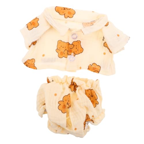 MAJORMENCH Plüschbär Schlafanzug Teilig Weiche Kuscheltierkleidung mit Austauschbaren Pyjamas Niedliche Tierpuppe Bekleidung Kreatives Zubehör für Plüschtiere und Puppen MAJORMENCH Plüschbär Schlafanzug Teilig Weiche Kuscheltierkleidung mit Austauschbaren Pyjamas Niedliche Tierpuppe Bekleidung Kreatives Zubehör für Plüschtiere und Puppen von MAJORMENCH