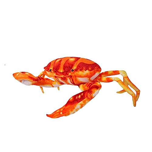 MAJORMENCH Plüschkrabbenkissen Rotes Kuscheltier für Weiches Kognitiven Fähigkeiten für Meeresliebhaber und Deko für Zuhause MAJORMENCH Plüschkrabbenkissen Rotes Kuscheltier für Weiches Kognitiven Fähigkeiten für Meeresliebhaber und Deko für Zuhause von MAJORMENCH