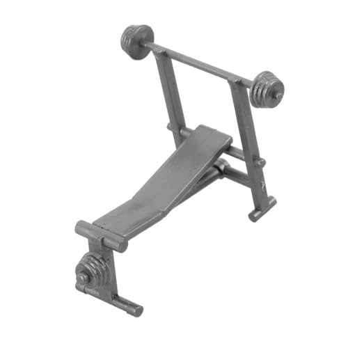 MAJORMENCH Puppenhaus Mini-trainingsgeräte DIY Miniatur-fitnessstudio Spielset Lebensechte Langhantel Hantelbank Puppenhaus Miniaturen Puppen Langhantel Modell MAJORMENCH Puppenhaus Mini-trainingsgeräte DIY Miniatur-fitnessstudio Spielset Lebensechte Langhantel Hantelbank Puppenhaus Miniaturen Puppen Langhantel Modell von MAJORMENCH