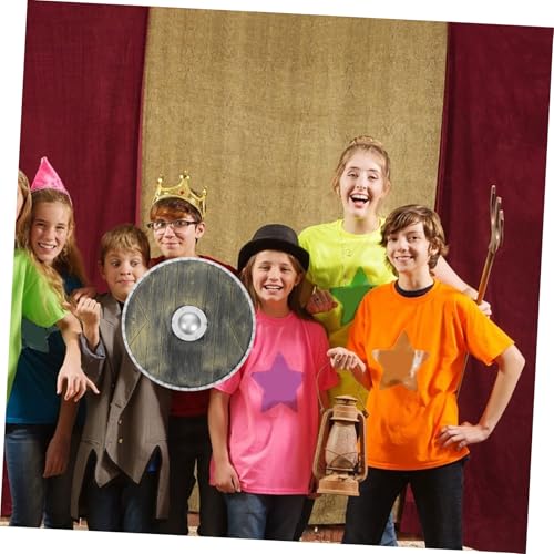 MAJORMENCH Schild für Kostüme Mittelalterliches für Kleinkinder Verkleidung Requisite für Bühnenauftritte und Cosplay Antikes Design Leicht und Robust von MAJORMENCH