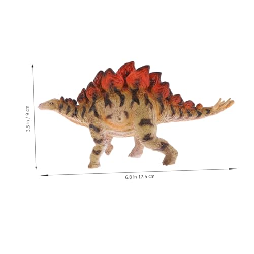 MAJORMENCH Simulierte Dinosaurier Stegosaurus Figur aus Kunststoff Detailreiches Kompaktes Deko Kinderzimmer Schreibtisch und Fotoshooting Lebensecht Geformt Robust und Sicher von MAJORMENCH