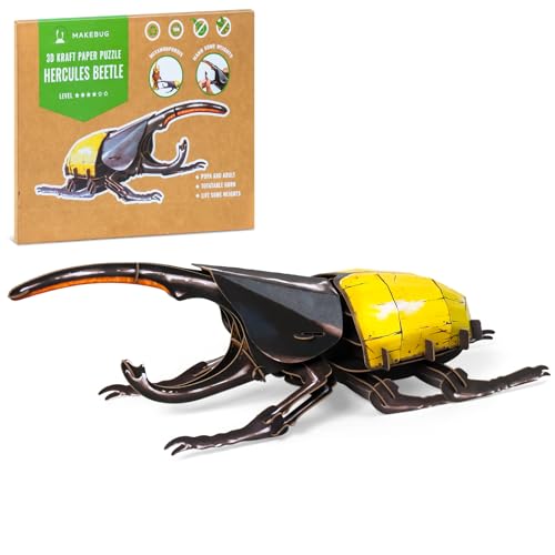 STEM-Projekte für Kinder ab 7 Jahren, Spielen, Interaktion und frühe Entwicklung, Vorschulspielzeug, perfekt für Jungen und Mädchen an Geburtstagen und Valentinstag (Hercules Bettle) von MAKEBUG
