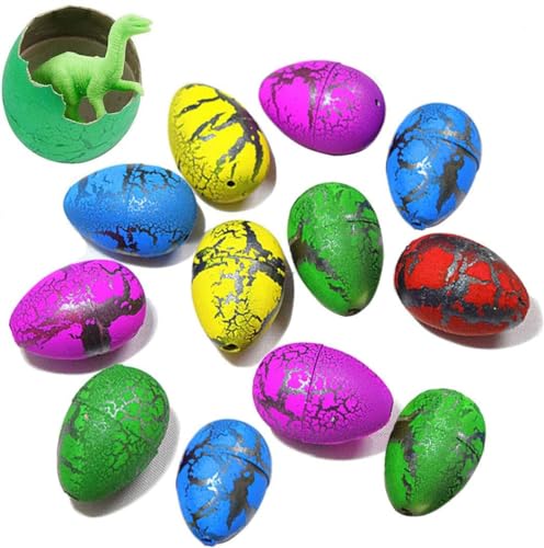 MAKFORT 12 Stück Ostereier Farben Magisch Dinosaurier-Ei Wasser Inkubieren Wachstum Dinosaurier Spielzeug Ostern Geschenk Für Junge und Mädchen MAKFORT 12 Stück Ostereier Farben Magisch Dinosaurier-Ei Wasser Inkubieren Wachstum Dinosaurier Spielzeug Ostern Geschenk Für Junge und Mädchen von MAKFORT