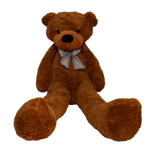 MAKOSAS Teddybär Kuschelig Plüschbär Weiches Spielzeug für Kinder 180cm (Braun) von MAKOSAS