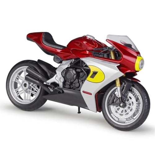MAKUTU Maßstab Motorrad Modell 1:12 Für MV Agusta Für Superveloce Ago 2022 Simulation Legierung Motorrad Modell Stoßdämpfer Sammlung Spielzeug Auto Geschenk von MAKUTU