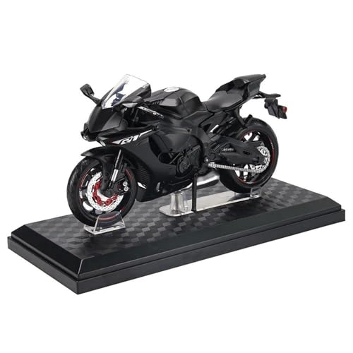 Maßstab Motorrad Modell 1:12 Simulation Legierung Motorrad Modell Spielzeug Auto Sammeln Geschenke für Y&AMAHA YZF-R1 von MAKUTU