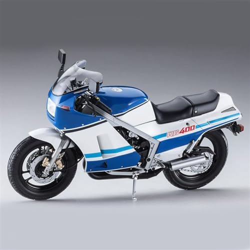 Maßstabsgetreues Motorradmodell 1:12 Motorrad Modell Spielzeug Fahrzeug Sammlung Spielzeug Zusammengebaute Version Für Suzuki RG400 von MAKUTU