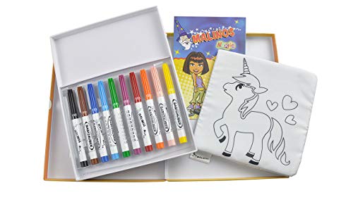MALINOS 300015, Malzauber, Bundle Babyzauber Stifte + Malbuch, abwaschbar und wiederverwenbar, Bunt MALINOS 300015, Malzauber, Bundle Babyzauber Stifte + Malbuch, abwaschbar und wiederverwenbar, Bunt von MALINOS