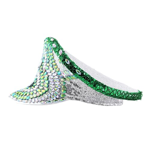 Funkelnder Hut Maskeraden Partyhut Strass Nieten Marine für Mottopartys Grün Strass Caps Funkelnder Hut Maskeraden Partyhut Strass Nieten Marine für Mottopartys Grün Strass Caps von MALSSE