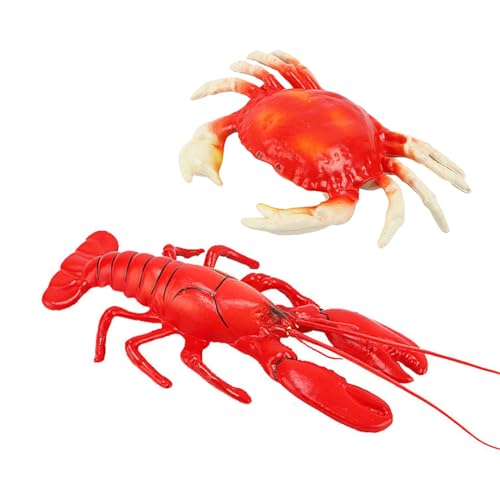MALSSE 1 Set lustiger künstlicher Hummer, Modell für Partys, zum Spielen, realistisches Muster für Enthusiasten MALSSE 1 Set lustiger künstlicher Hummer, Modell für Partys, zum Spielen, realistisches Muster für Enthusiasten von MALSSE