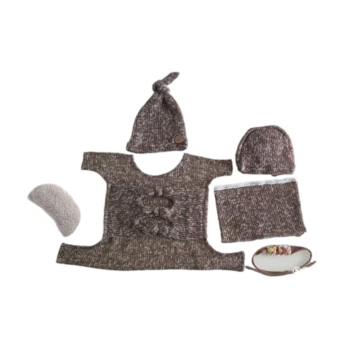 MALSSE Baby-Fotografie-Outfit, Hut, Wickeldecke, Posierendes Stirnband, Fotostudio-Requisiten, Baby-Foto-Kostüm, Neugeborene, Dusche, weich, dehnbar MALSSE Baby-Fotografie-Outfit, Hut, Wickeldecke, Posierendes Stirnband, Fotostudio-Requisiten, Baby-Foto-Kostüm, Neugeborene, Dusche, weich, dehnbar von MALSSE