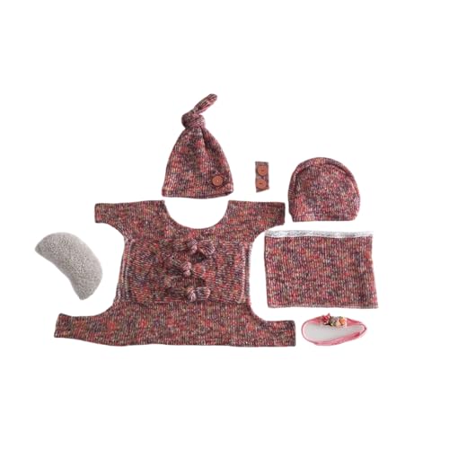 MALSSE Baby-Fotografie-Outfit, Hut, Wickeldecke, Posierendes Stirnband, Fotostudio-Requisiten, Baby-Foto-Kostüm, Neugeborene, Dusche, weich, dehnbar MALSSE Baby-Fotografie-Outfit, Hut, Wickeldecke, Posierendes Stirnband, Fotostudio-Requisiten, Baby-Foto-Kostüm, Neugeborene, Dusche, weich, dehnbar von MALSSE