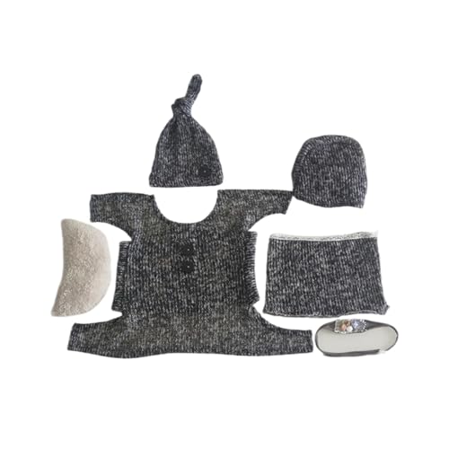 MALSSE Baby-Fotografie-Outfit, Hut, Wickeldecke, Posierendes Stirnband, Fotostudio-Requisiten, Baby-Foto-Kostüm, Neugeborene, Dusche, weich, dehnbar MALSSE Baby-Fotografie-Outfit, Hut, Wickeldecke, Posierendes Stirnband, Fotostudio-Requisiten, Baby-Foto-Kostüm, Neugeborene, Dusche, weich, dehnbar von MALSSE