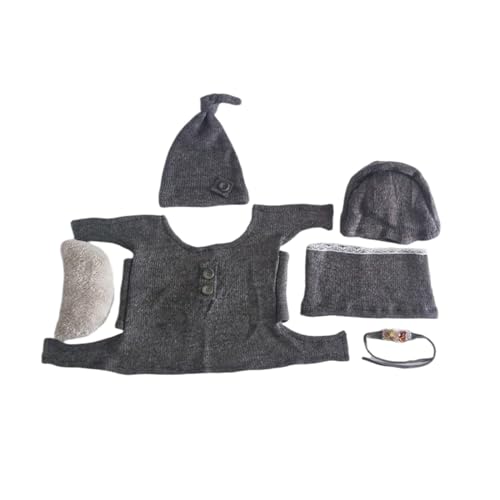 MALSSE Baby-Fotografie-Outfit, Hut, Wickeldecke, Posierendes Stirnband, Fotostudio-Requisiten, Baby-Foto-Kostüm, Neugeborene, Dusche, weich, dehnbar MALSSE Baby-Fotografie-Outfit, Hut, Wickeldecke, Posierendes Stirnband, Fotostudio-Requisiten, Baby-Foto-Kostüm, Neugeborene, Dusche, weich, dehnbar von MALSSE