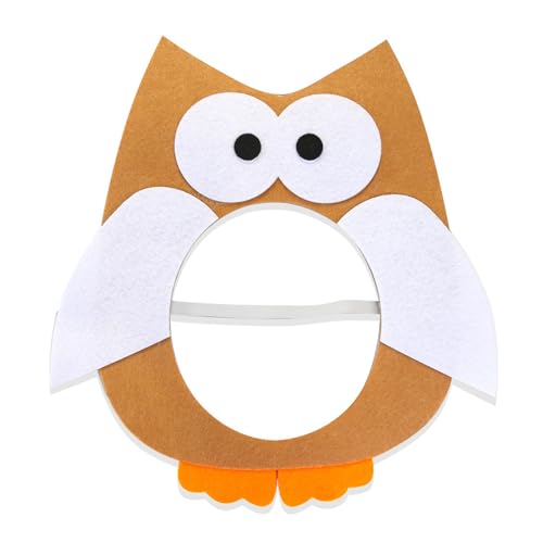 MALSSE Cartoon-Tier-Kostüm-Zubehör für Kindergeburtstag, Party, Halloween und Cosplay, Party-Zubehör, Kopfband, verstellbares Kopfband MALSSE Cartoon-Tier-Kostüm-Zubehör für Kindergeburtstag, Party, Halloween und Cosplay, Party-Zubehör, Kopfband, verstellbares Kopfband von MALSSE